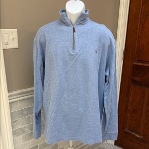 Polo Ralph Lauren Blue Quarter-Zip Pullover
